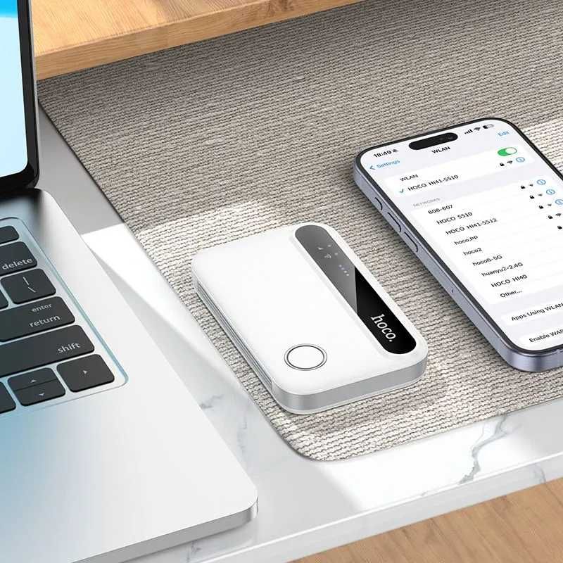 4G 5G LTE модем роутер карманный Hoco / Мобильный Wi-Fi/Доставка 24/7