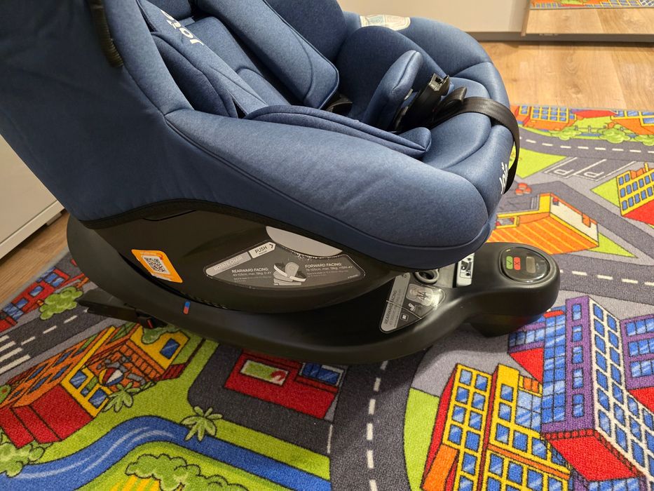 Scaun auto i-Spin 360 Deep Sea, 61 cm-105 cm, testat ADAC