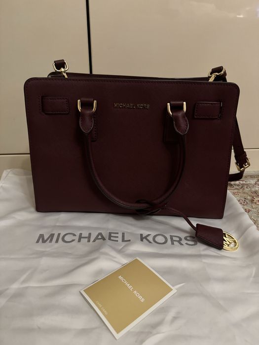Geanta Michael Kors, Burgundy/Visinie, Conditie Excelenta