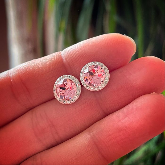 Обеци с Кристали Сваровскик/Swarovski