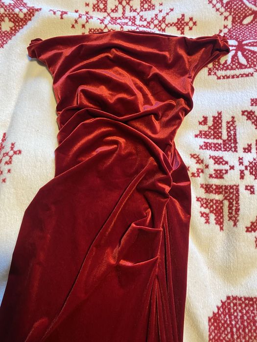 Calliope официална дълга червена рокля S размер