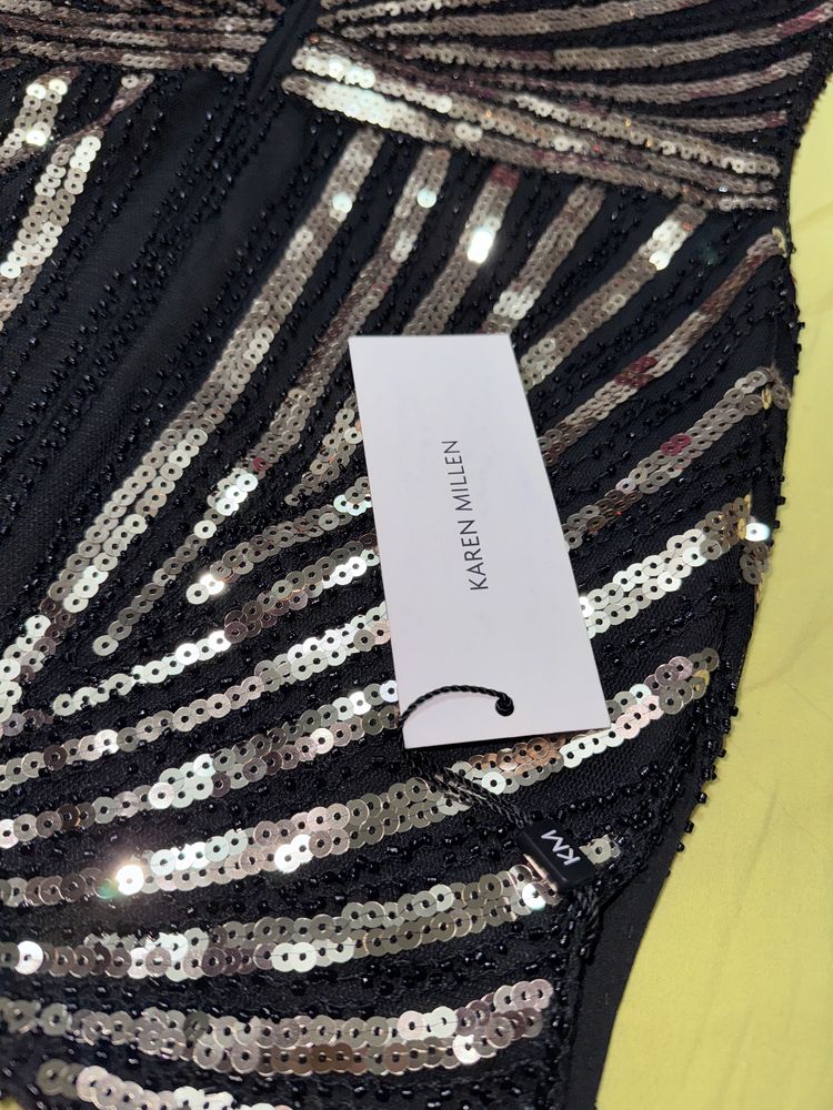 Рокля - Karen Millen - Linear Sequin Dress