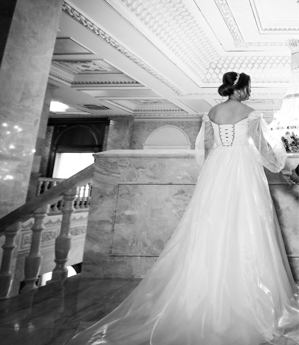 Красивое свадебное платье