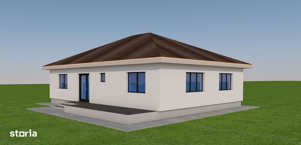 Casa parter, 306 MP teren, 101 MP utili, comuna Malu Mare, zona Selgro