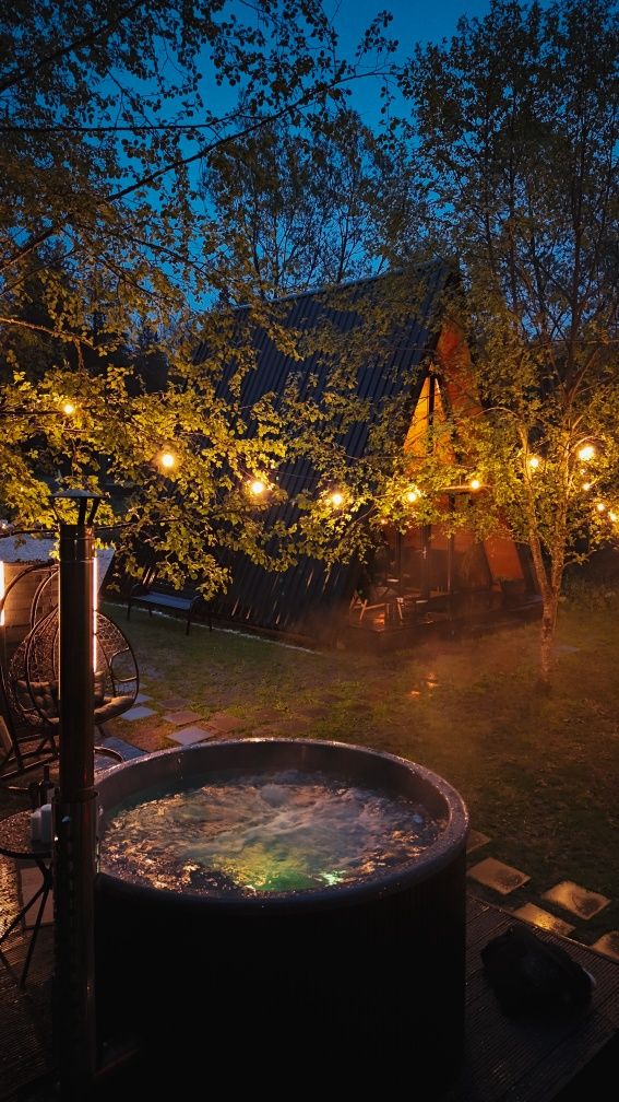 CABANA A-FRAME  cu ciubar de inchiriat