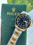 Ceas Rolex Argintiu-Auriu + Husa