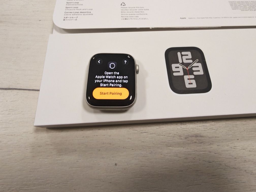 Отличен Apple Watch SE2 V3 44mm Silver Гаранция