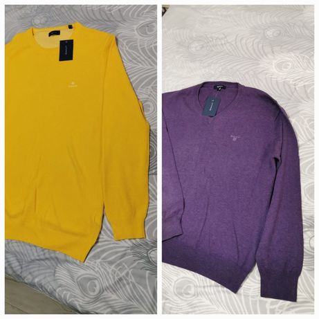 Gant Bluza pulover XL Galbena sau mov