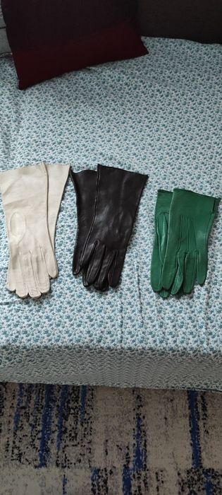 Mănuși piele vintage