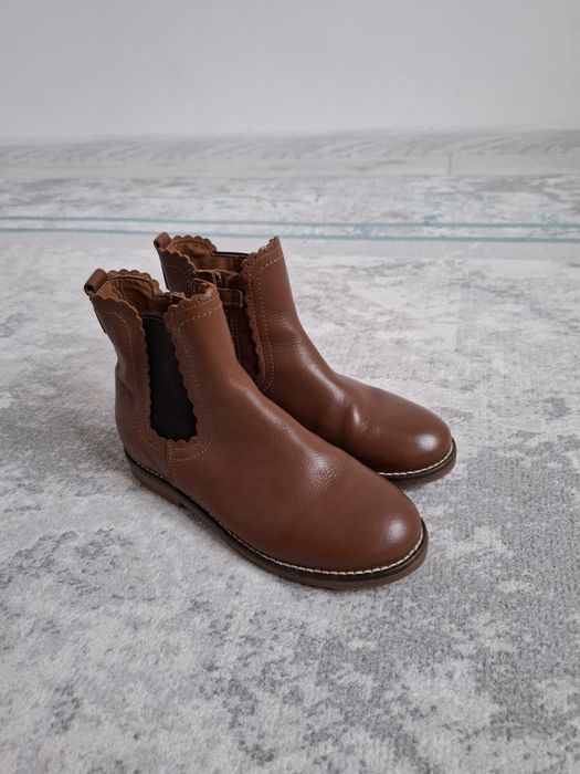 Продам кожанный сапоги