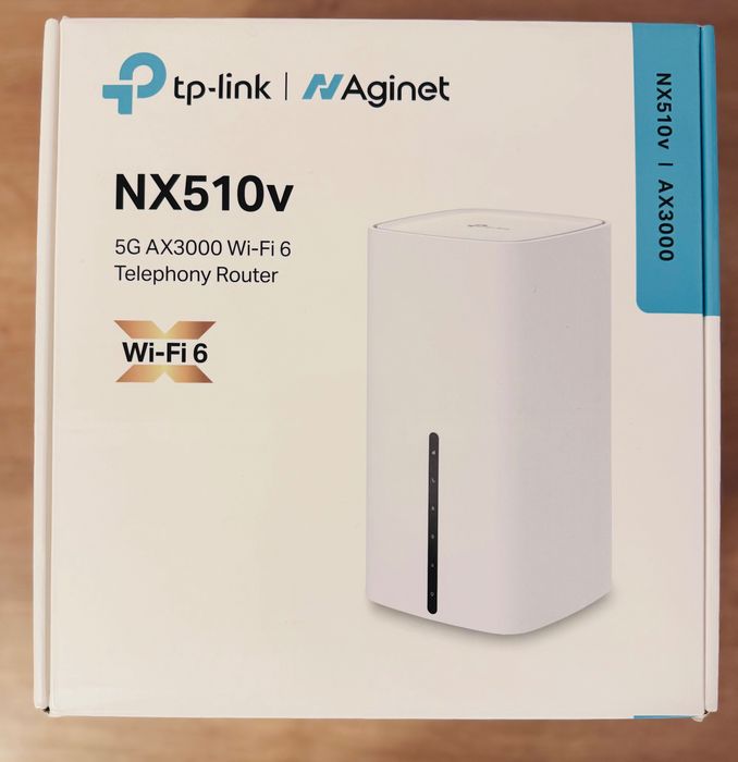 Router TP Link NX510v 5G cu SIM WiFi 6 AX3000 Dual Band Nou Neutilizat
