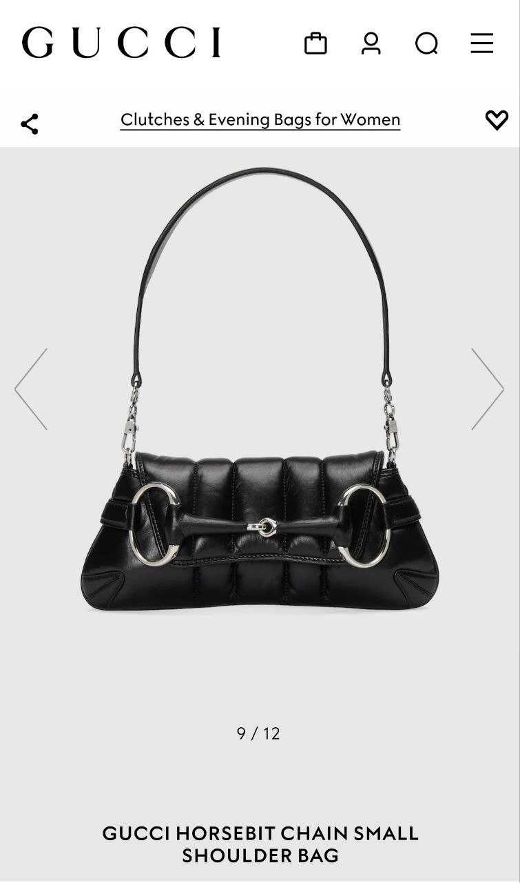 Дамска Чанта GUCCI HORSEBIT Chain Small SHOULDER BAG 100% Leather