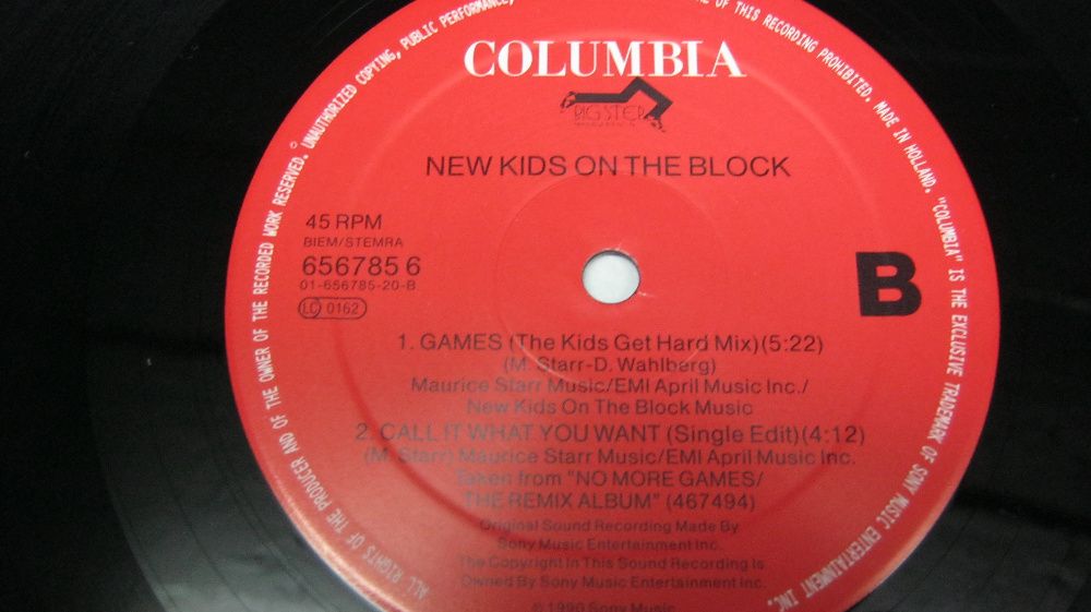 Disc vinil,Maxi,NKOTB,"New Kids on the Block-Call it what you want".