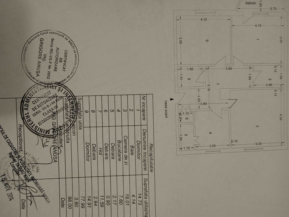 Apartament 3 cam .decomandat ,80 mp piața Traian,renovat și utilat