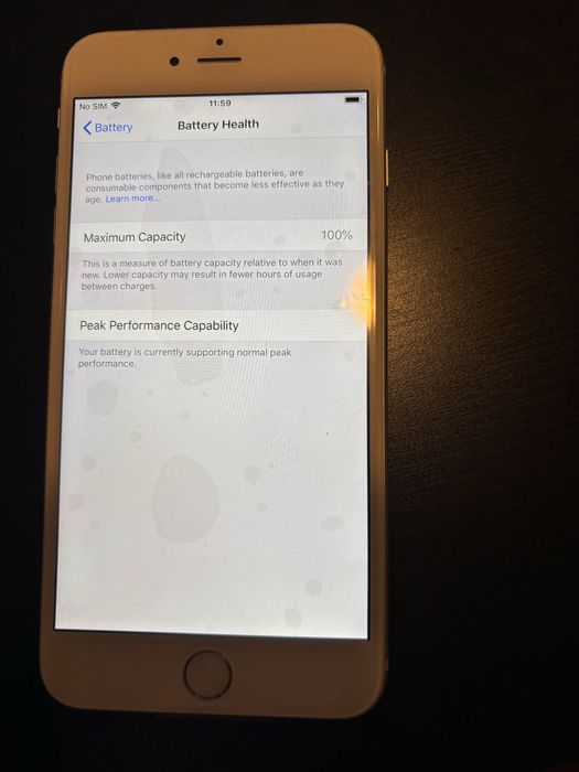 Iphone 6 plus silver 16gb