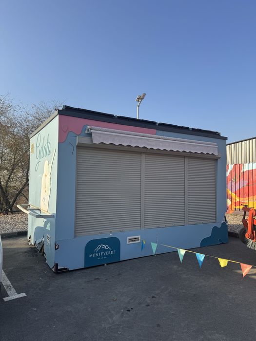 Контейнер для бизнеса с террасой | Готовое решение