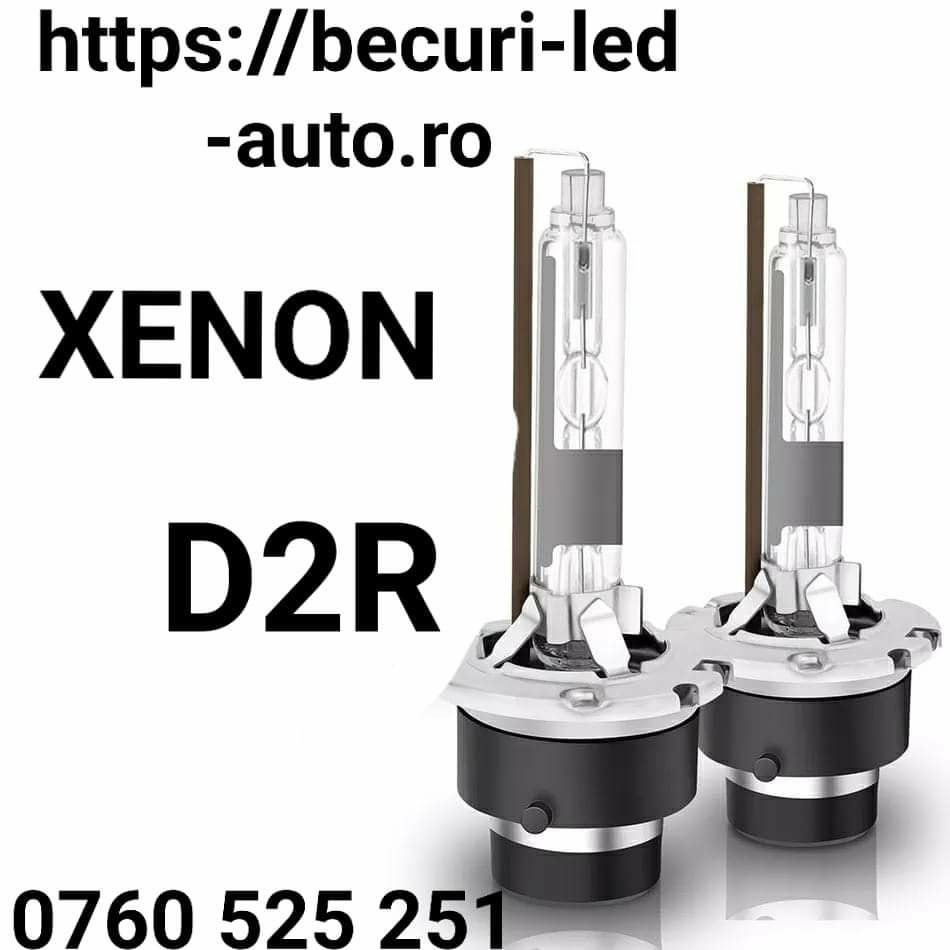 Două Becuri Bixenon/Xenon D2S/D2R 6000K/35Watti(79,99ei două bucăți)