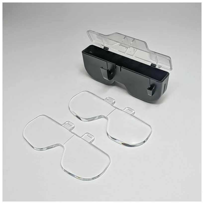 Бижутерски , нумизматични очила със сменяеми се лещи и 2 LED  светлини