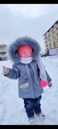 Детская Зимняя куртка биопух