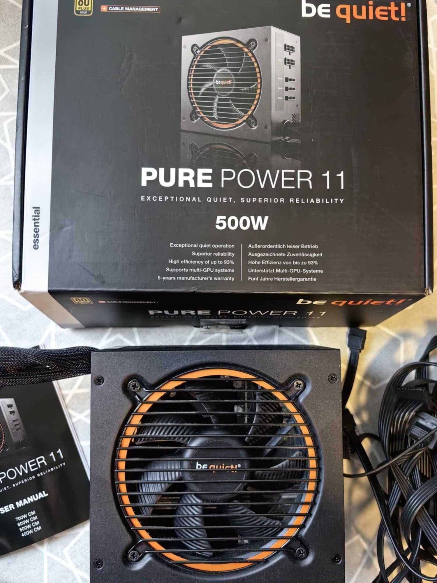 Захранване за компютър- be quiet! Pure Power 11 500W Gold