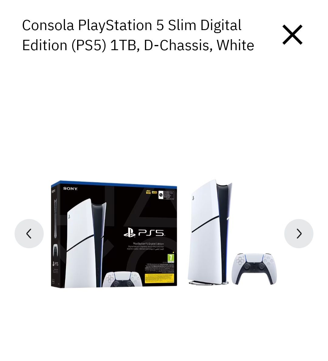 Magazin Nou sigilat PS5 Consola Play Station Edition 1TB 2ani garantie