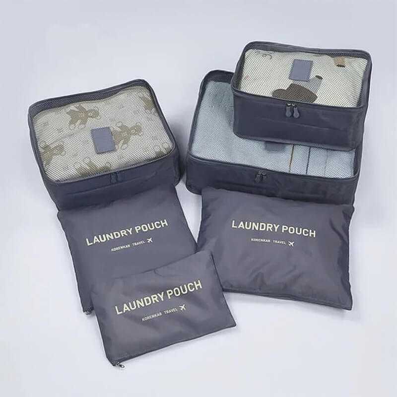 Комплект чанти органайзери за куфар Travel Pouch 7 части