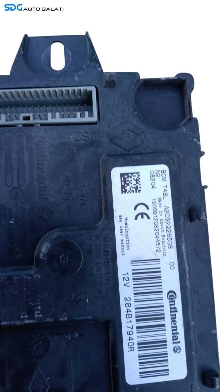 Kit Pornire ECU Calculator Motor Calculator Confort CIP Cheie Imobilizator Dacia Logan 2 1.0 Benzina 2012 - 2022 Cod 237109612R 284B17940R [M8315]