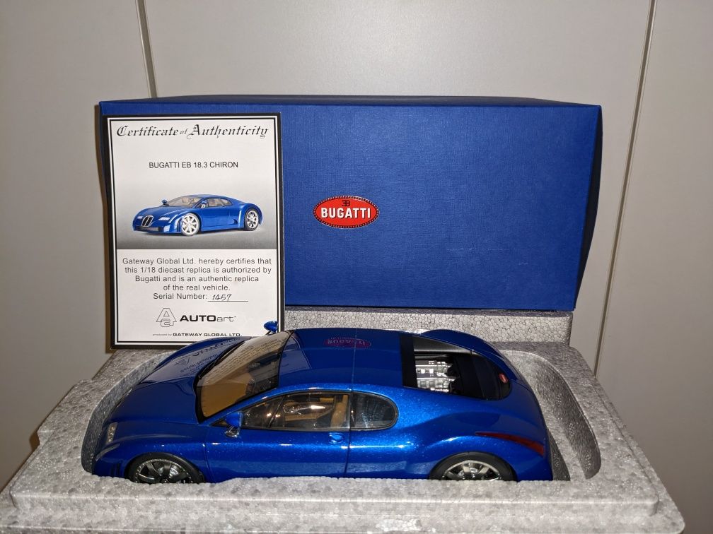 Macheta 1/18 Autoart Bugatti EB 18.3 Chiron
.NOU