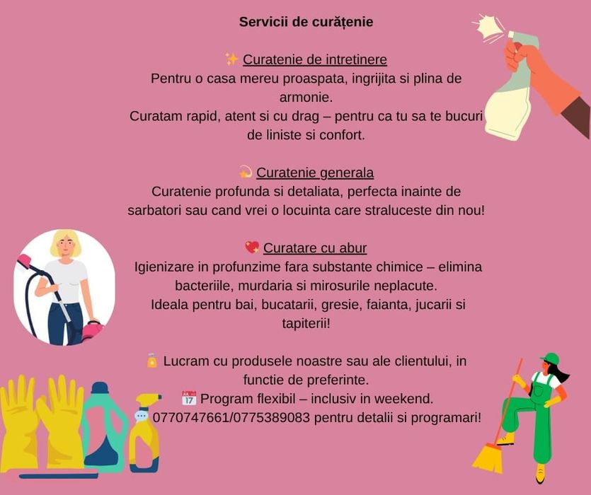 Curatenie la domiciliu