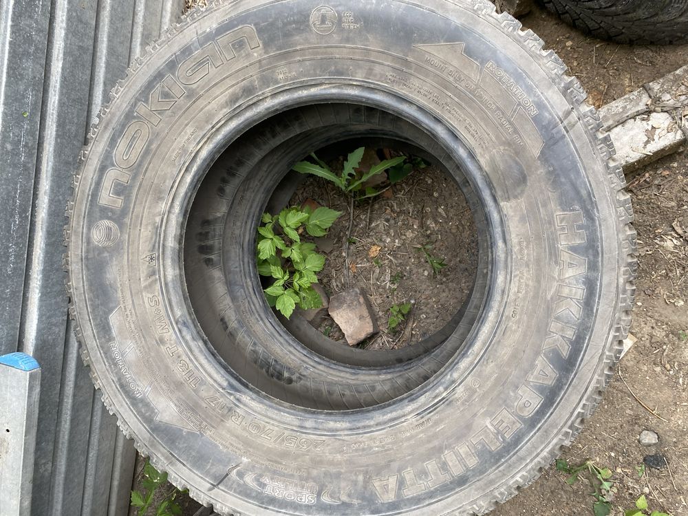 Продаю зимние шины Nokian Hakkapeliitta 265/70 R17 — 2 шт, Астана