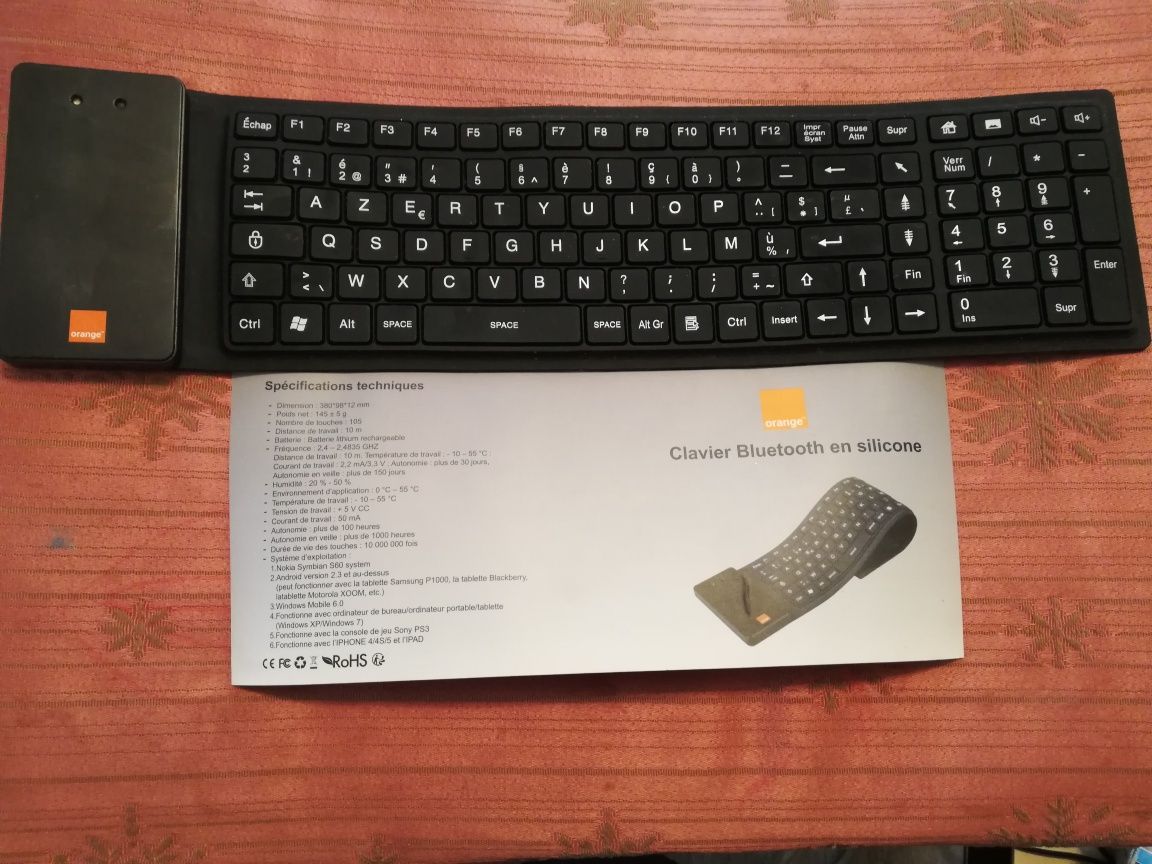 Tastatura silicon Bluetooth