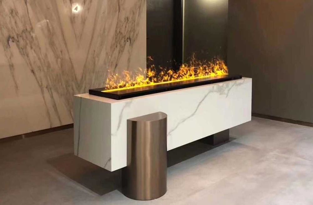 3D SPA камина с вода/водна пара за вграждане, безжично управление