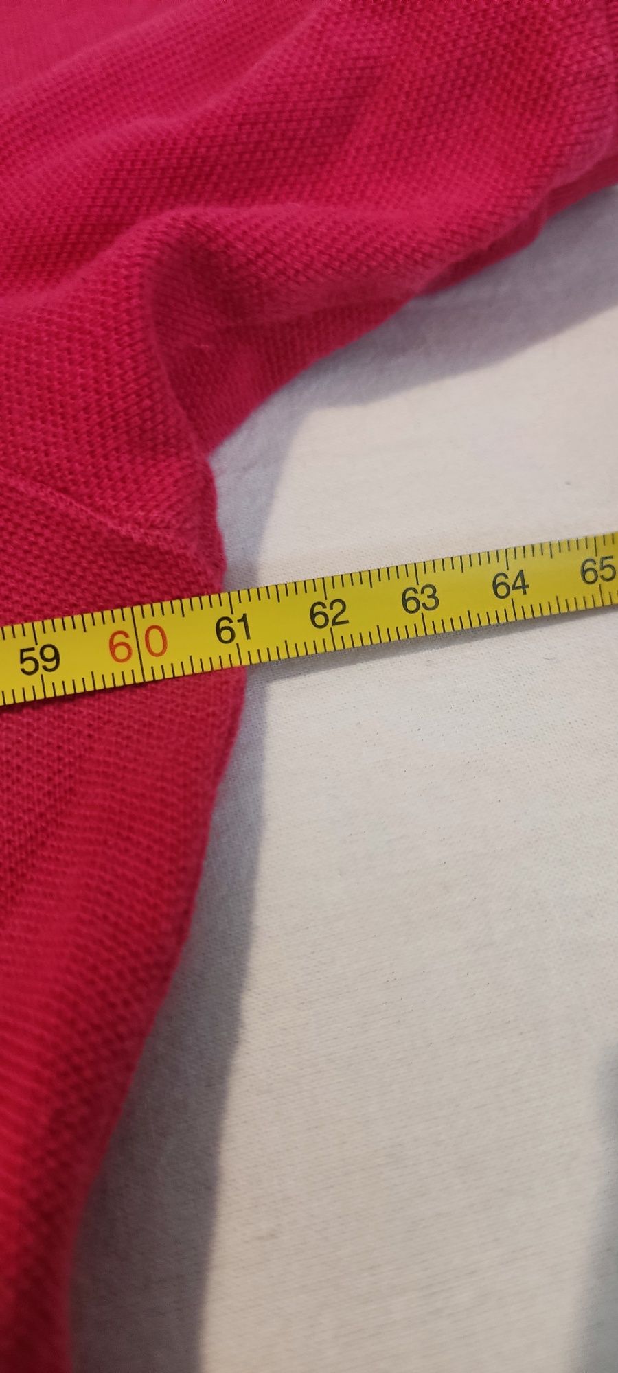 Tricou Polo Ralph Lauren mărimea L roz închis nasturi bumbac