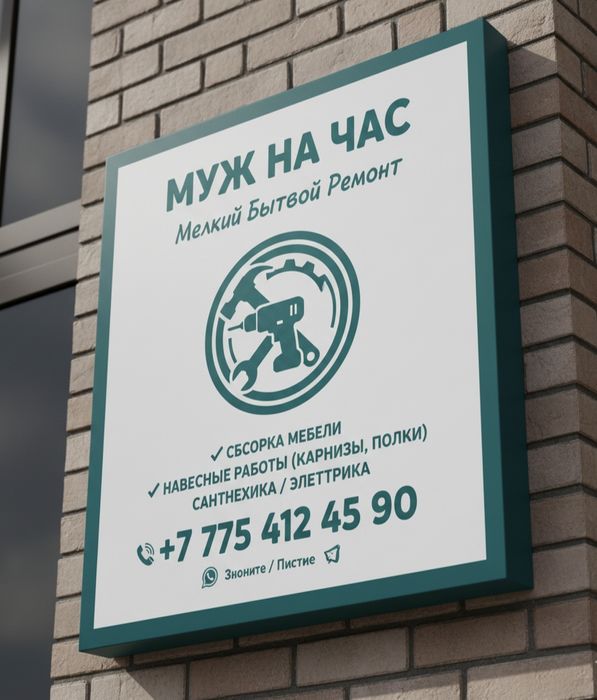 Муж на Час: Мелкий бытовой ремонт и Сборка Мебели. Быстро и аккуратно.