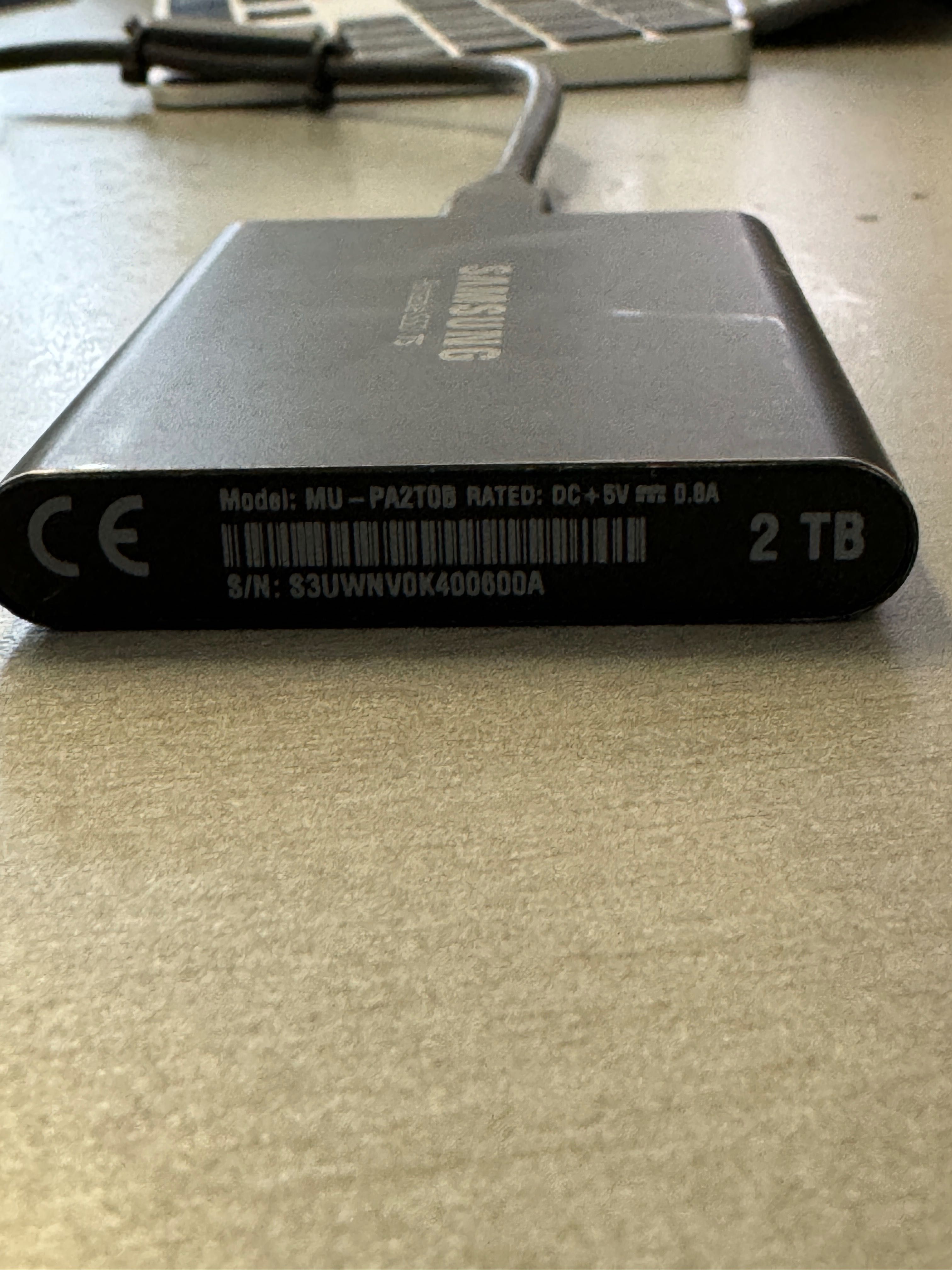 Samsung SSD T5/T7 2TB