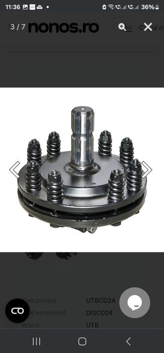 Ambreiaj universal pentru cardan Z6 1 3/8 fi 200mm pret 450 lei se poa