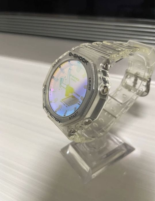 Casio G-Shock GA-2100 – като нов, с кутия и документ