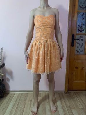 Rochie ocazie realizata pe comanda din dantela