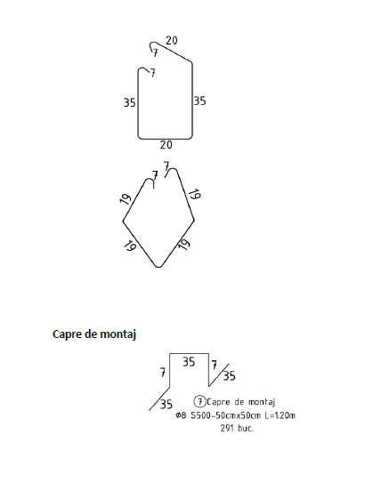 Etrieri - Fier Striat ø8 mm - diferite dimensiuni