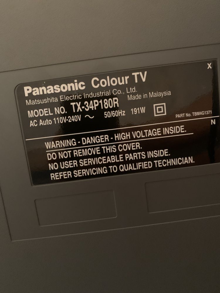 panasonic colour tv 34p