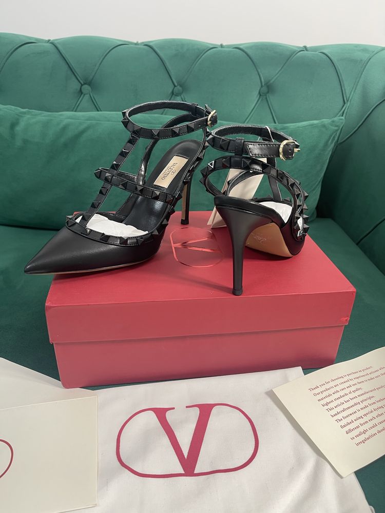 Pantofi Valentino piele naturala 100% Full Box Premium colectie noua