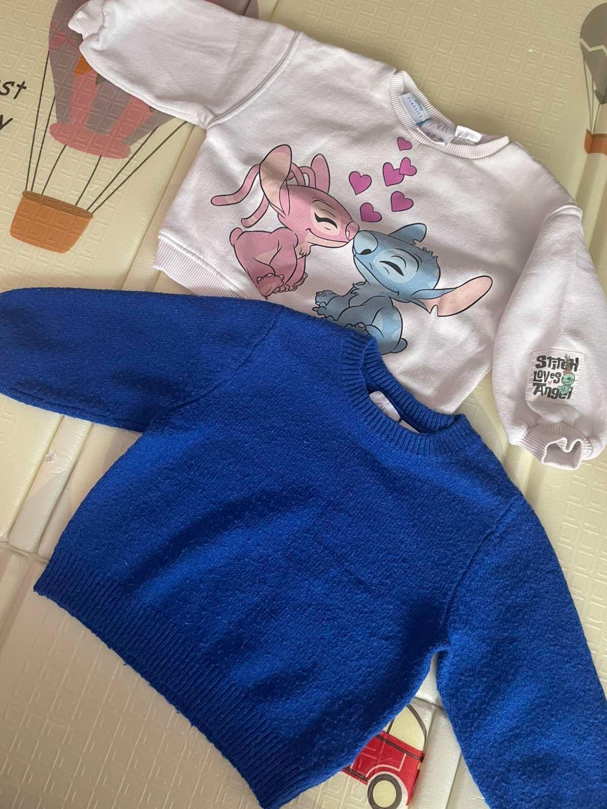 Лот дрехи Zara, GAP за момиче 86 см. 12-18 м.