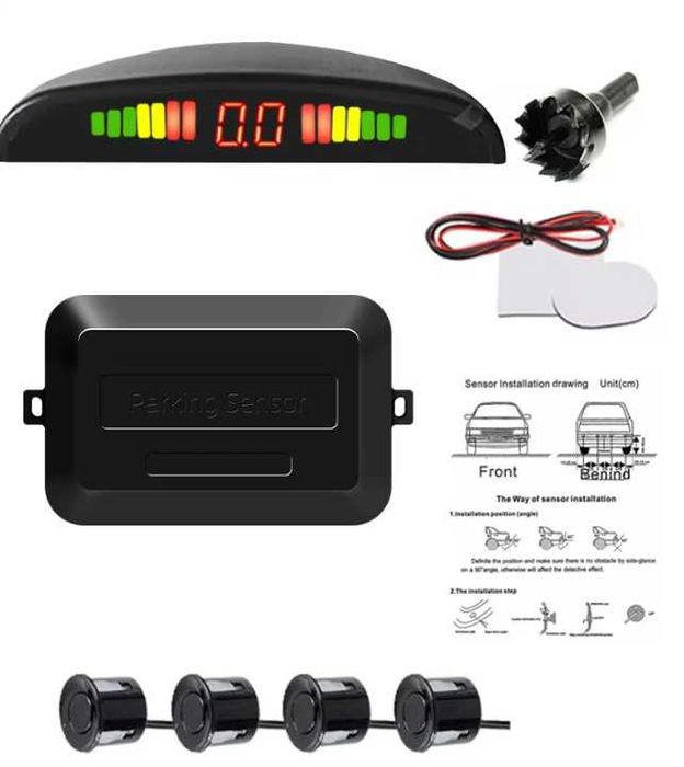 Senzori de parcare auto 4,6,8 SENZORI cu sau fara camera fata/spate