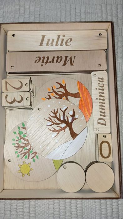 Calendarul Naturii Montessori Waldorf - set complet