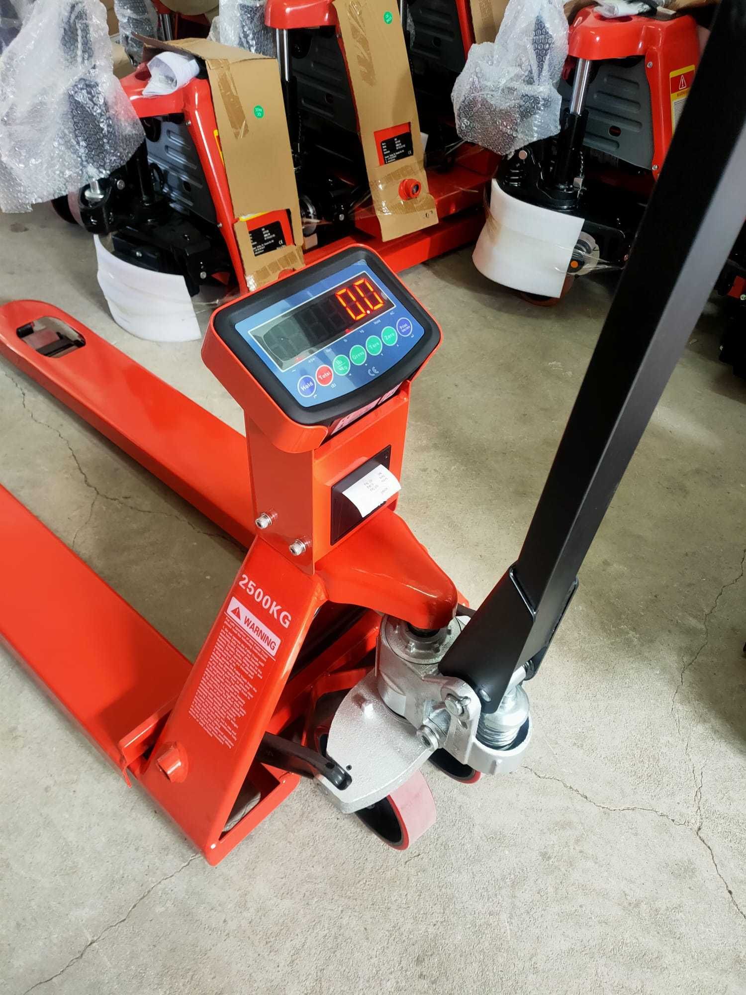 Transpalet cu cantar incorporat si imprimanta WH25-ES PRINTER 2500KG