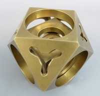 Piesa ornamentala din bronz - 4 cuburi