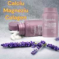 Calciu, magneziu, colagen tablete Nutriplus