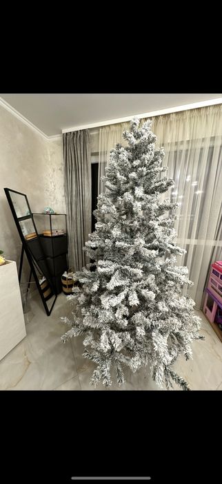 Коледна елха бяла 180 см .