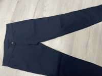 Pantaloni bleumarin S elastici