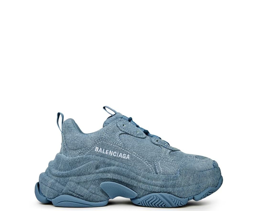 Последен номер ! Дамски маратонки Balenciaga Triple S Denim размер 38
